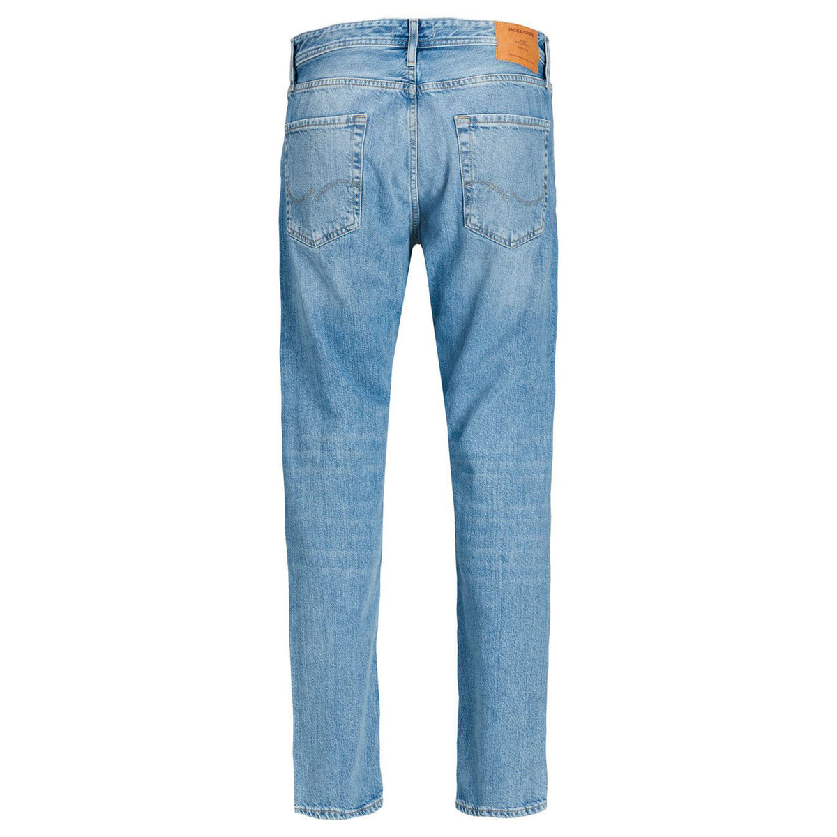 Jack & Jones herenjeans blauw uni