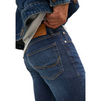 Jack & Jones herenjeans blauw 85% Katoen 2% Elastaan 13% Polyester