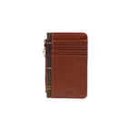 Barbour portemonnee bruin met knopen • zakken: binnenzak