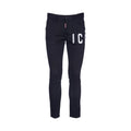 Dsquared herenjeans zwart rits en knopen