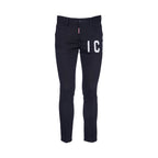 Dsquared herenjeans zwart rits en knopen