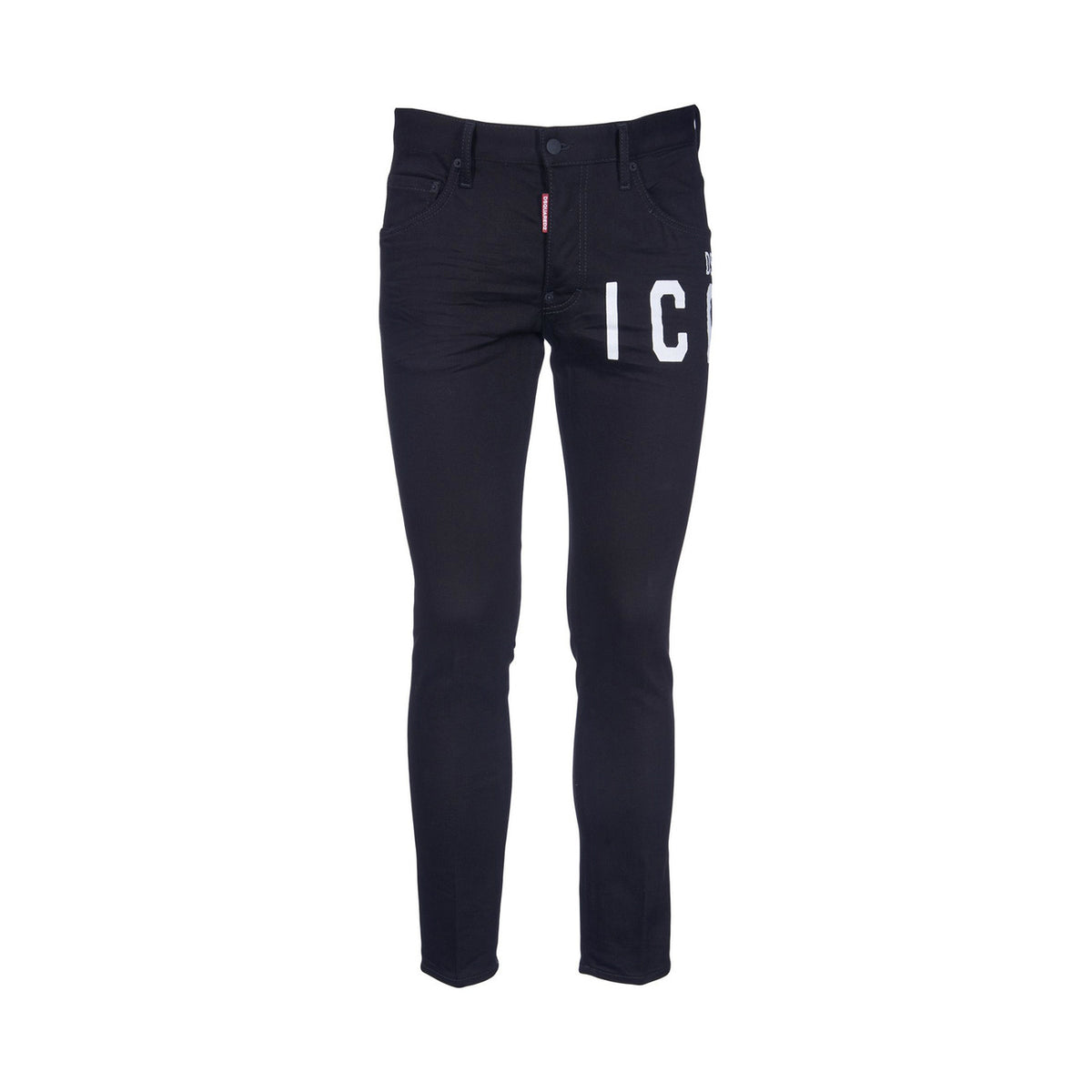 Dsquared herenjeans zwart rits en knopen