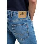 Replay herenjeans lichtblauw rits en knopen