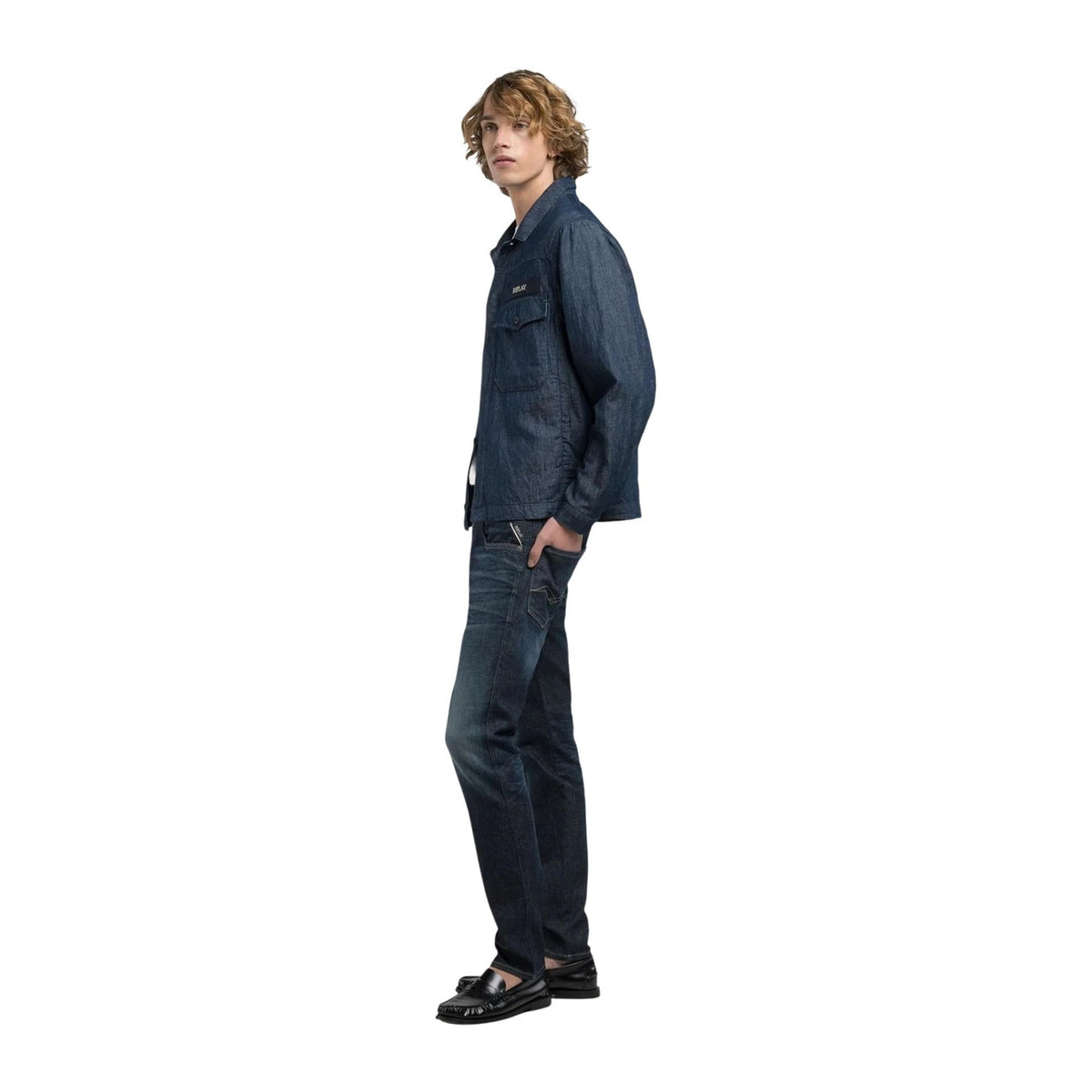 Replay herenjeans blauw voor- en achterzak