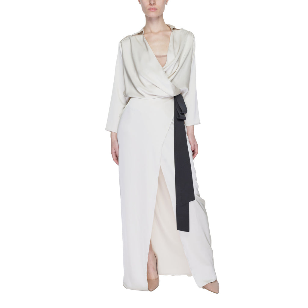 Sandro Ferrone damesjurk beige - productfoto 4