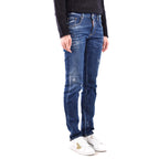 Dsquared2 herenjeans blauw -gesleten effect -gescheurd effect