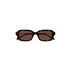 Gucci dameszonnebril beige maat 50