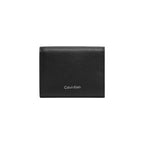 Calvin Klein portemonnee zwart met automatische knoop • size (cm): w10 x h7.5 x l2 (cm)