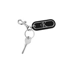 Calvin Klein sleutelhanger zwart • voering: leer