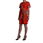Pinko damesjurk rood - productfoto 2