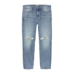 Tommy Hilfiger Jeans herenjeans blauw 98% Katoen 2% Elastaan