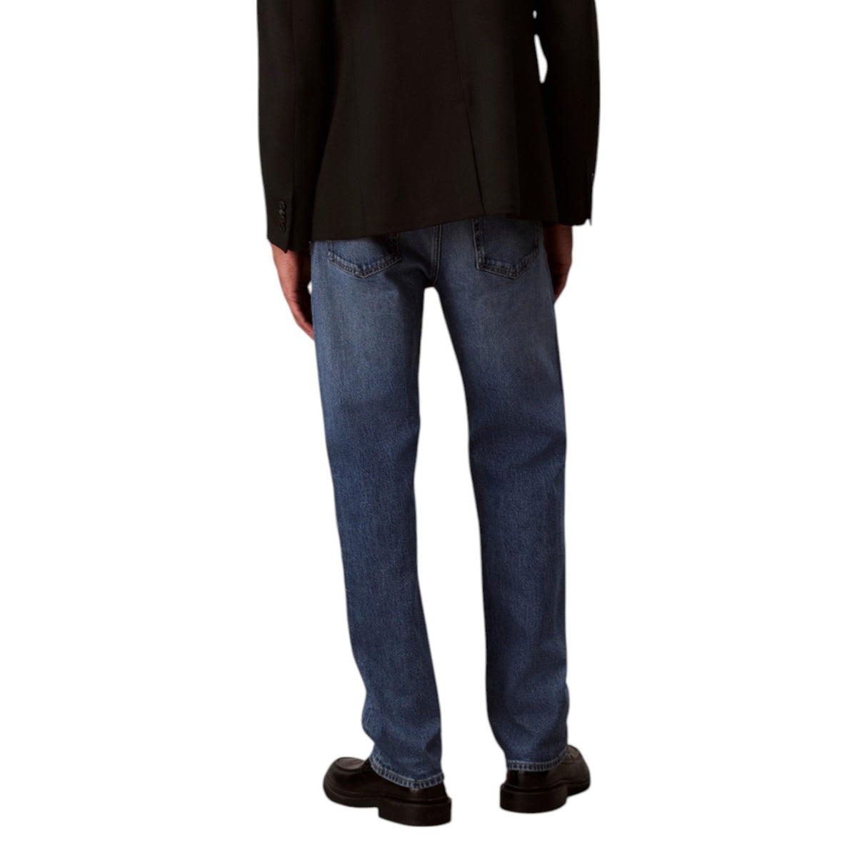 Calvin Klein Jeans herenjeans blauw 79% Katoen 20% organisch katoen 1% Elastaan
