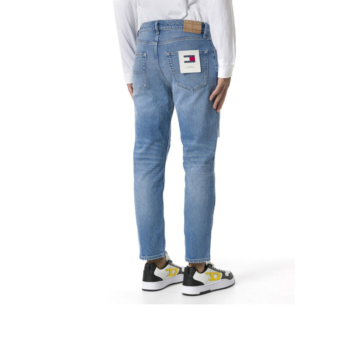 Tommy Hilfiger Jeans herenjeans blauw 98% Katoen 2% Elastaan