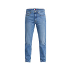 Tommy Hilfiger Jeans herenjeans blauw 99% organisch katoen 1% Elastaan