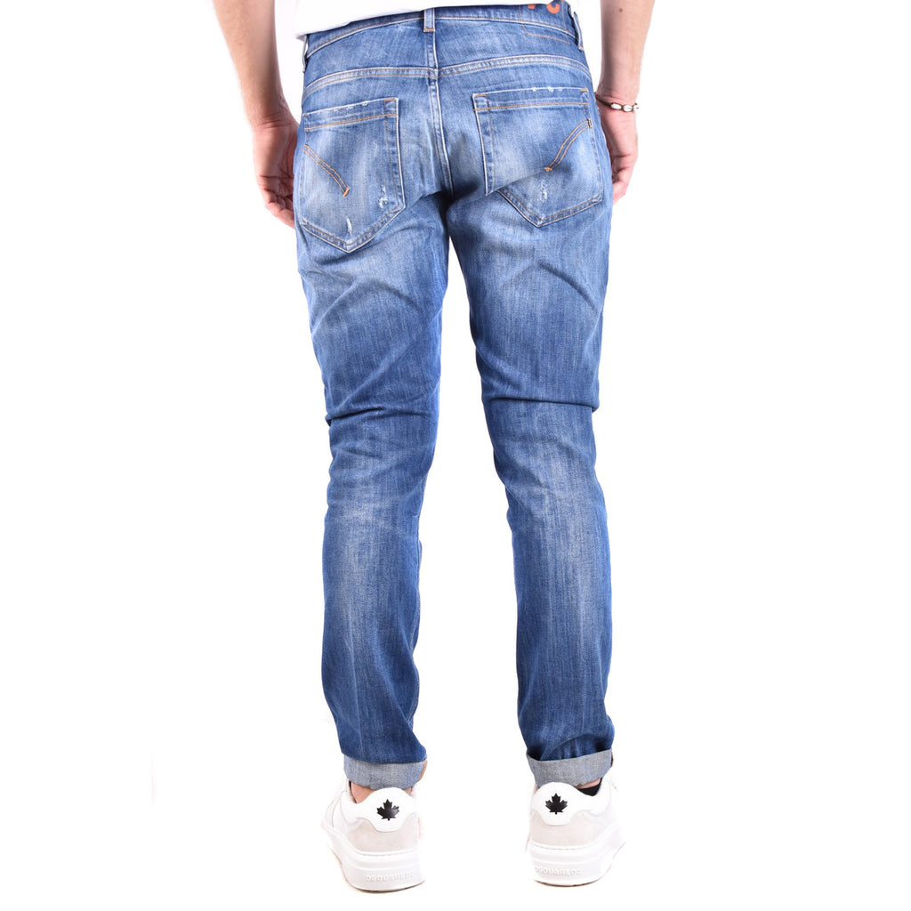 Dondup herenjeans blauw -gesleten effect -gescheurd effect