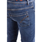 Dondup herenjeans blauw 97% Katoen 3% Elastaan