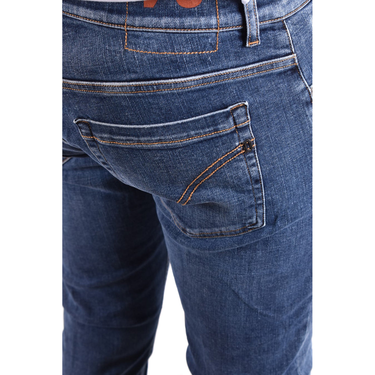 Dondup herenjeans blauw 97% Katoen 3% Elastaan