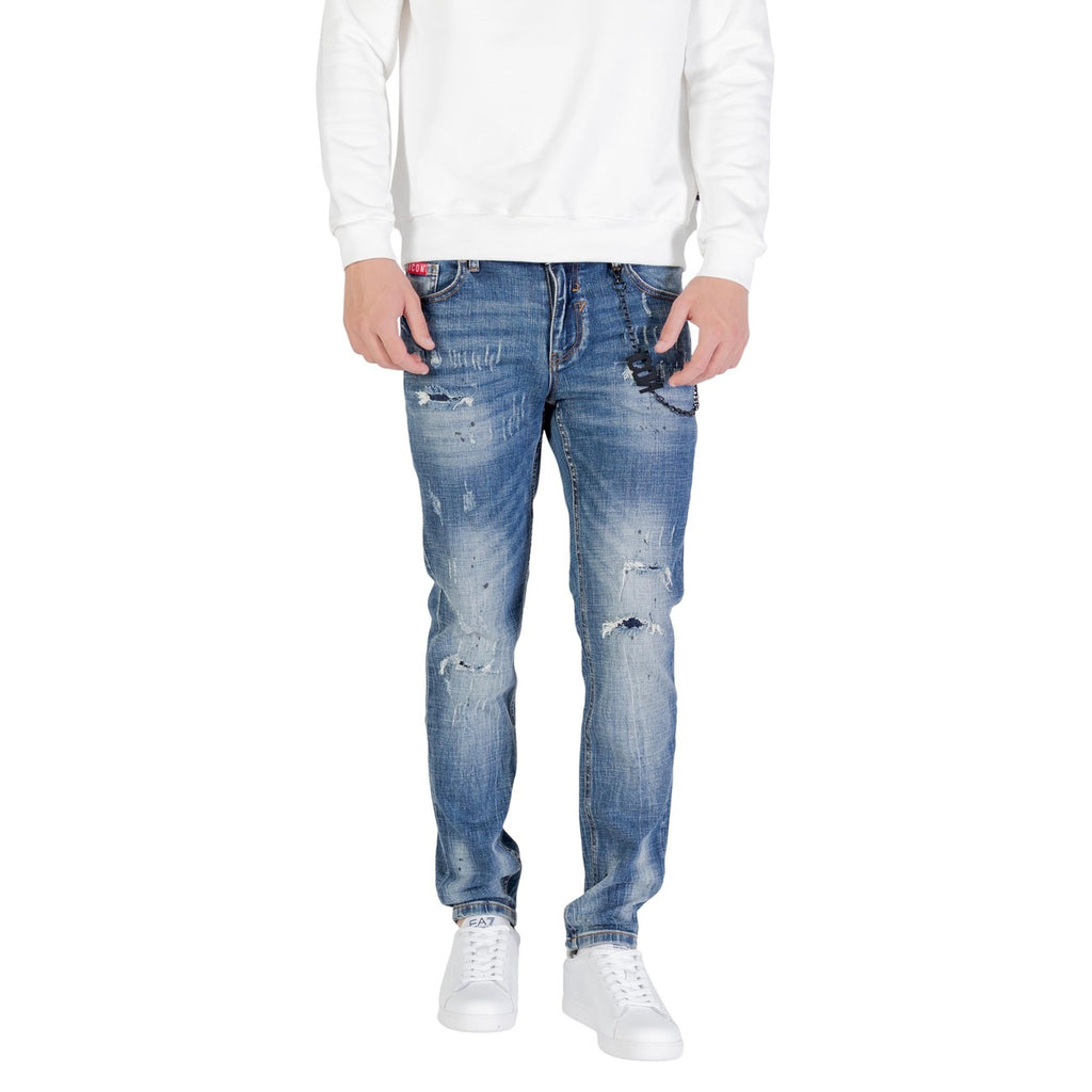 Icon herenjeans blauw