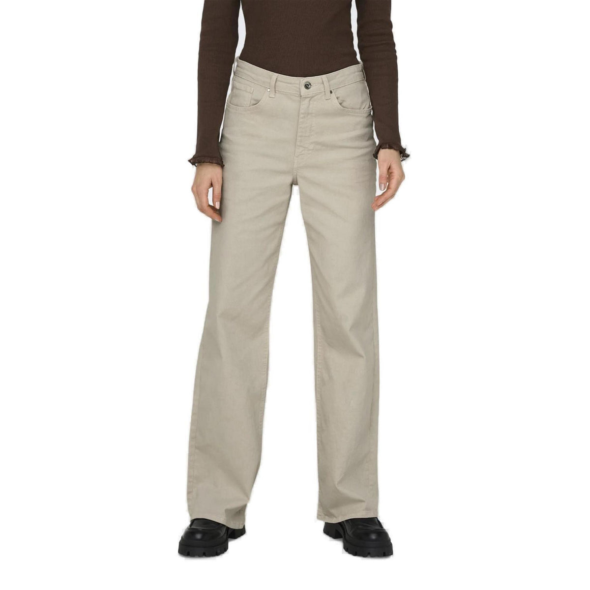 Only damesjeans beige - productfoto 4