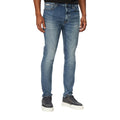 Calvin Klein Jeans herenjeans blauw voor- en achterzak