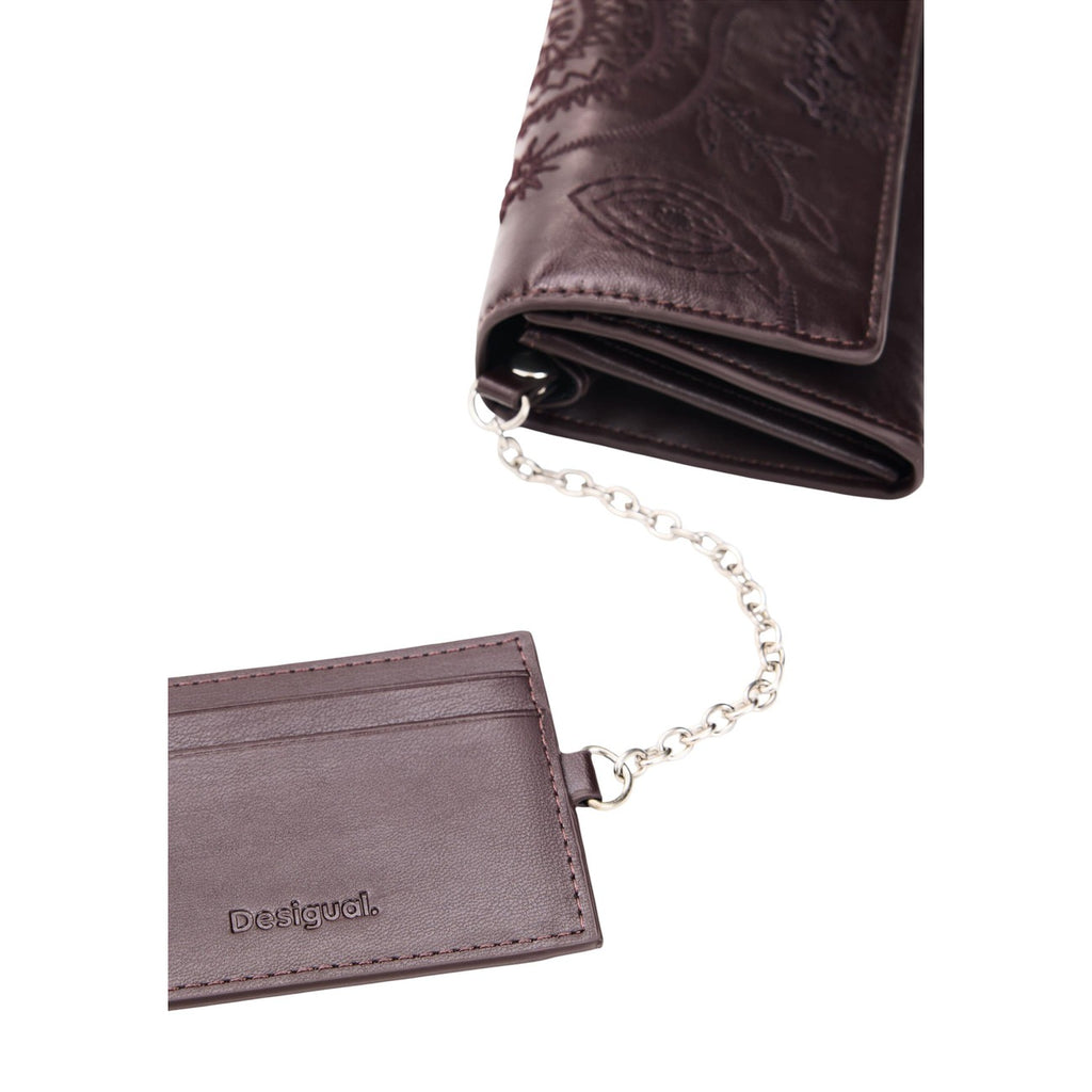 Desigual portemonnee bruin • size (cm): w20 x h10 x l3 (cm)