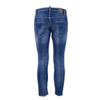 Dsquared2 herenjeans blauw rits en knopen