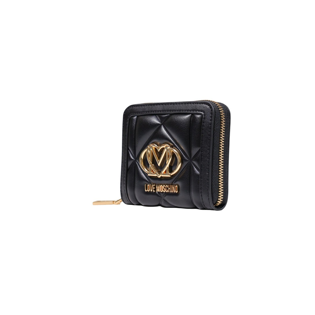 Love Moschino portemonnee zwart • size (cm): w13 x h9 x l3 (cm) • andere details: -binnenvakken