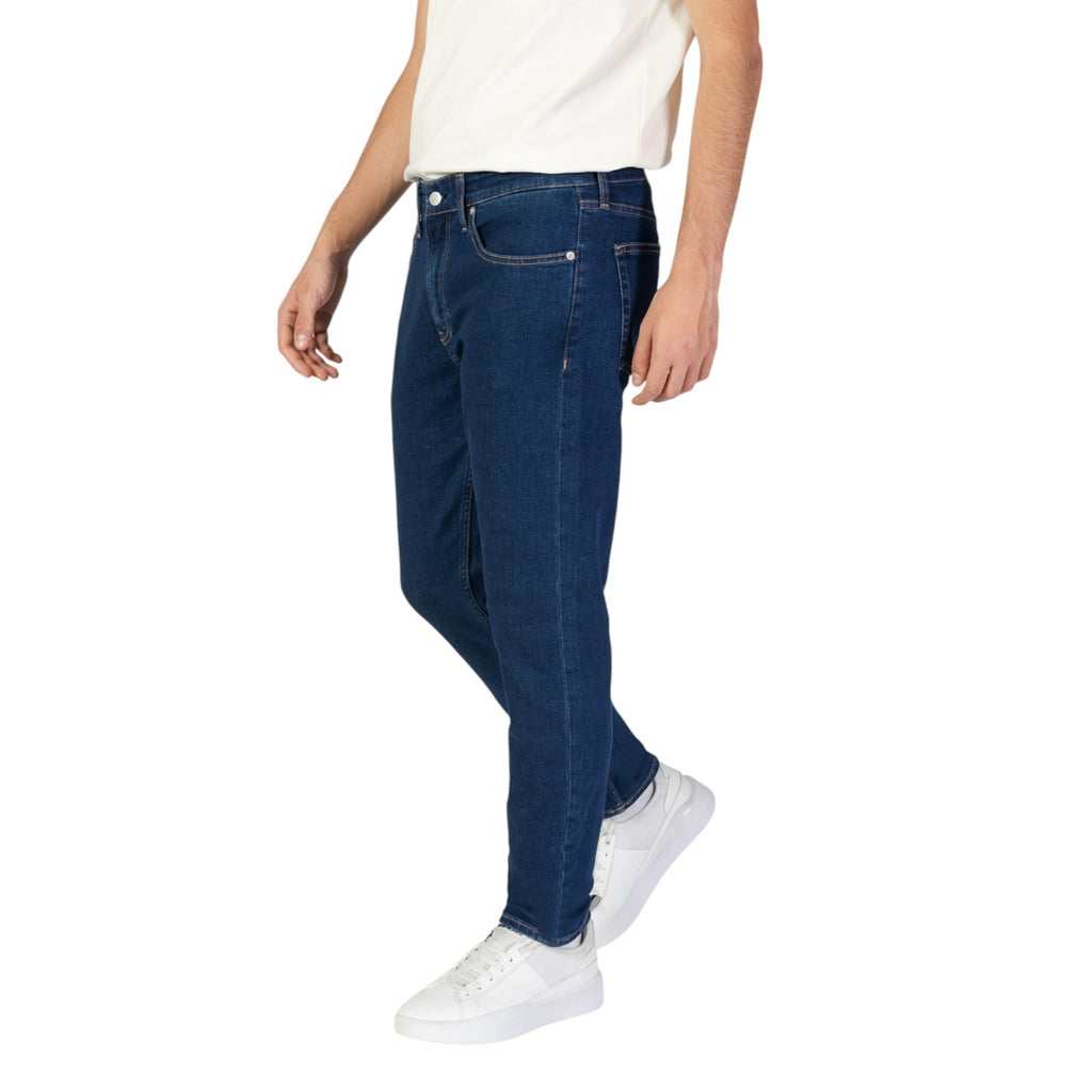 Calvin Klein Jeans herenjeans blauw 90% Katoen 2% Lycra 9% Polyester