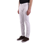 Armani Jeans herenjeans wit rits en knopen