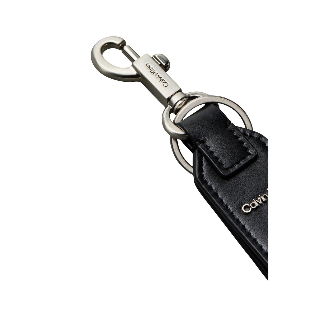 Calvin Klein sleutelhanger zwart • voering: leer