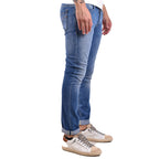 Dondup herenjeans blauw 89% Katoen 11% Elastaan