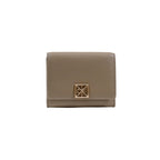 Calvin Klein portemonnee beige met automatische knoop • zakken: binnenzakken • size (cm): 10x7.5x2