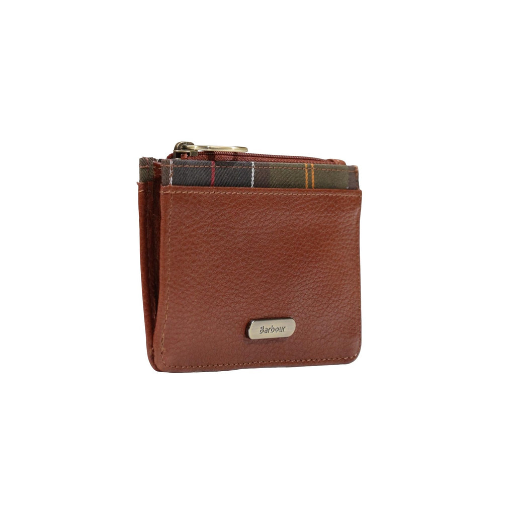 Barbour portemonnee bruin met knopen • zakken: binnenzak