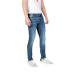 Guess herenjeans blauw -gesleten effect
