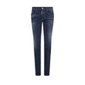 Dsquared2 herenjeans blauw -gesleten effect -gescheurd effect