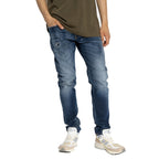Diesel herenjeans blauw 63% Katoen 34% Lyocell