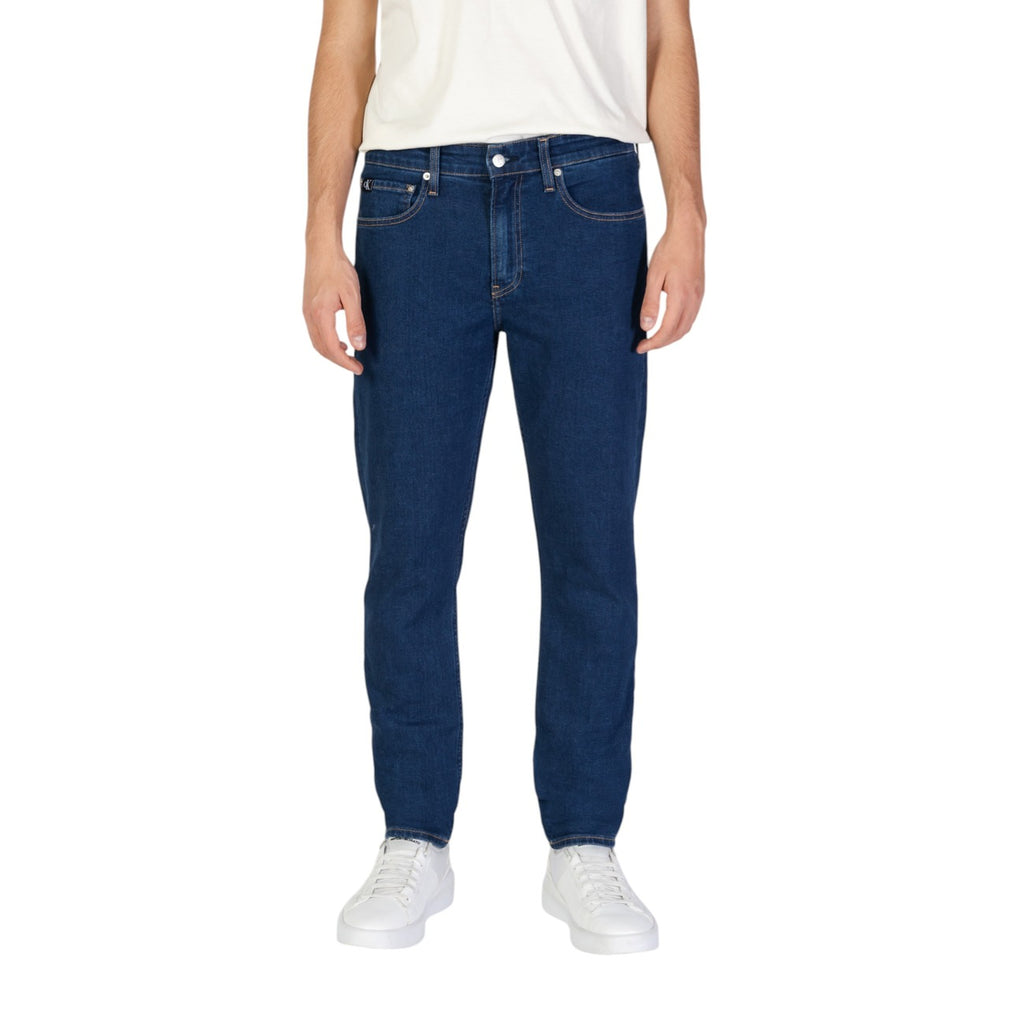 Calvin Klein Jeans herenjeans blauw 90% Katoen 2% Lycra 9% Polyester