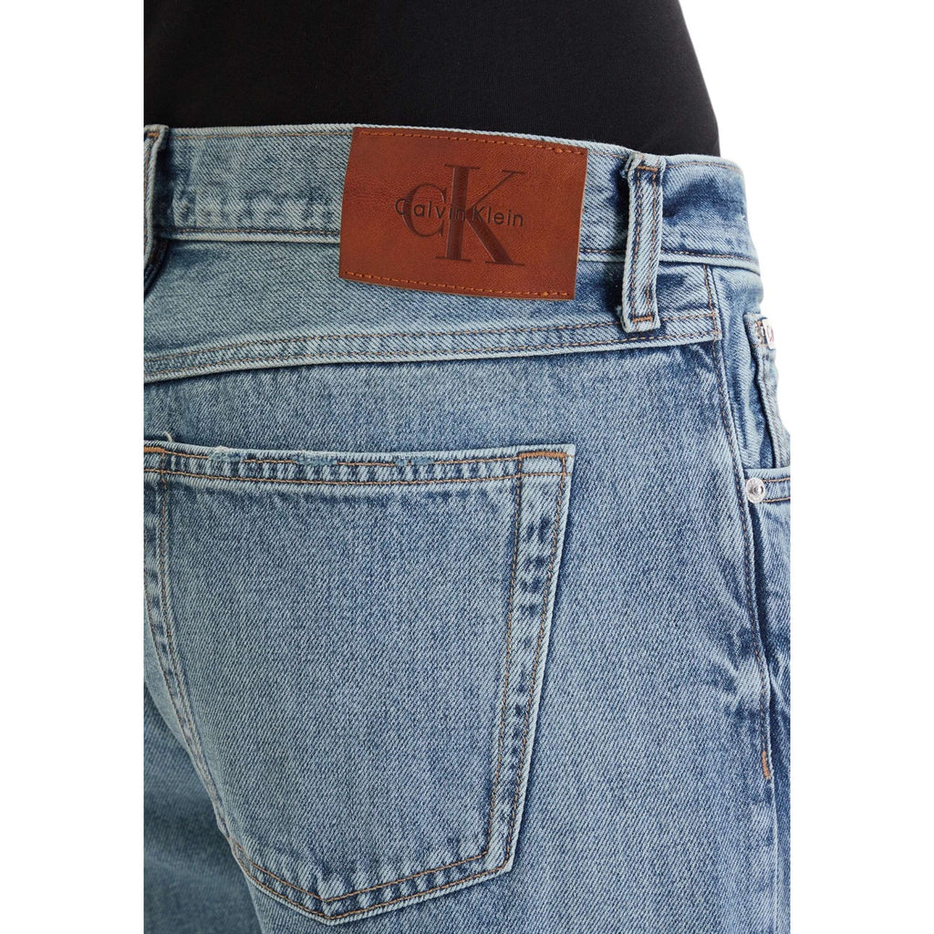 Calvin Klein Jeans herenjeans blauw rits en knopen