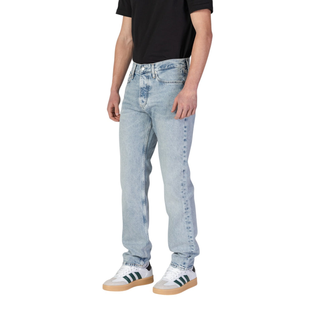 Calvin Klein Jeans herenjeans blauw uni
