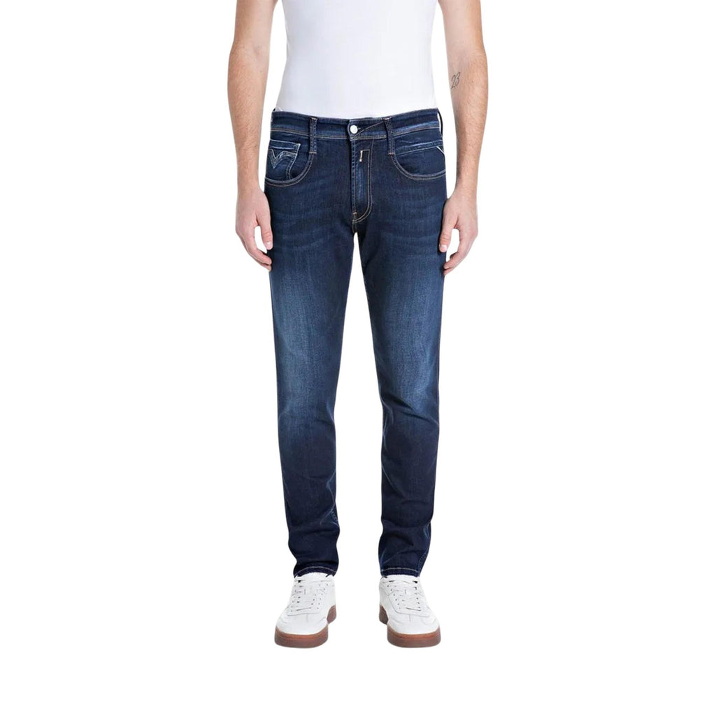 Replay herenjeans blauw rits en knopen