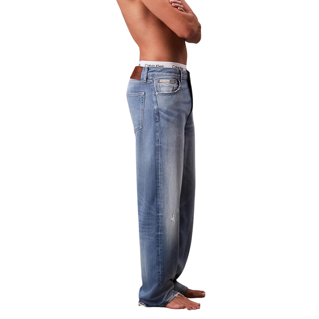 Calvin Klein Jeans herenjeans blauw 50% Lyocell 50% Viscose