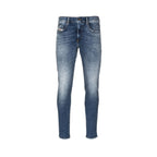 Diesel herenjeans blauw -gesleten effect