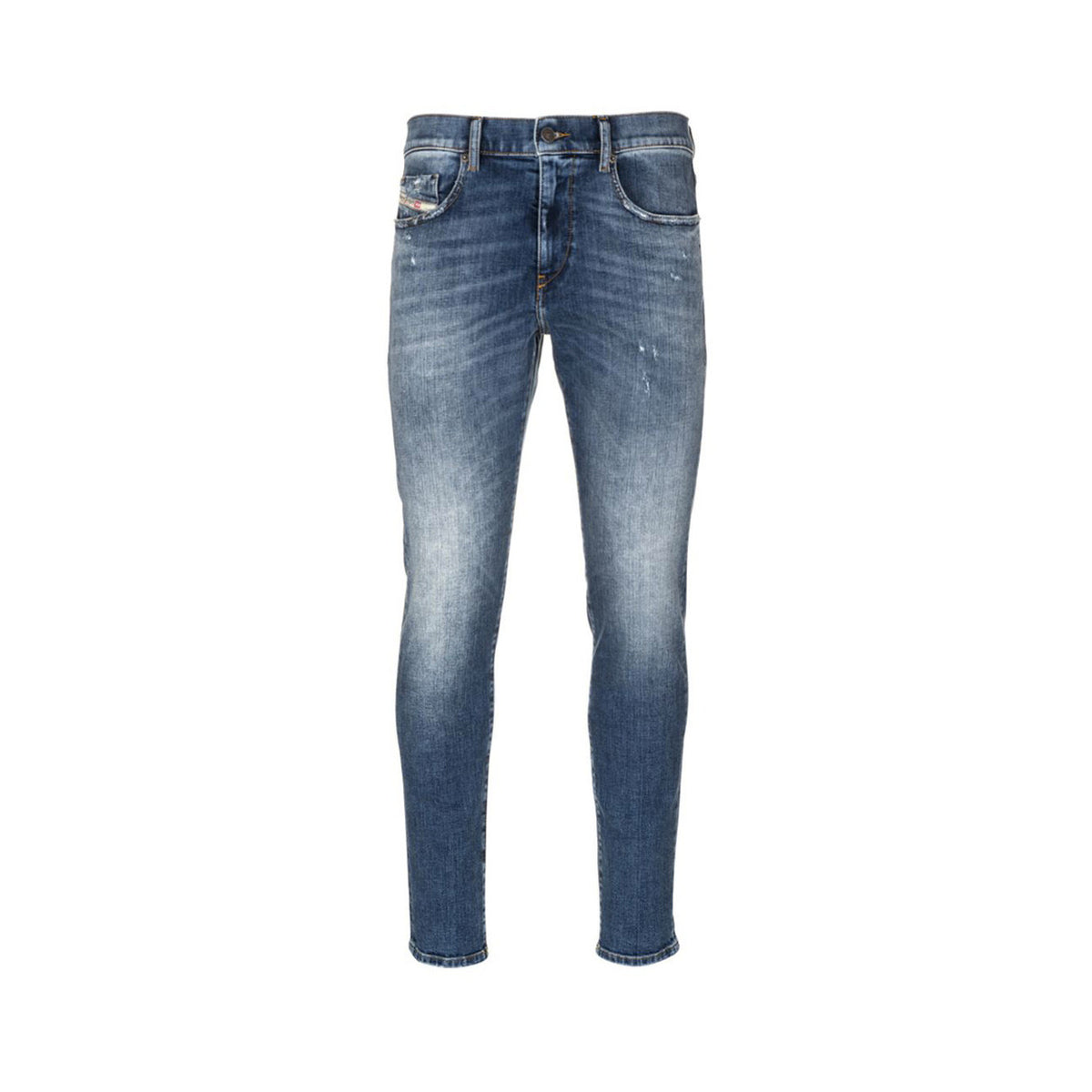 Diesel herenjeans blauw -gesleten effect