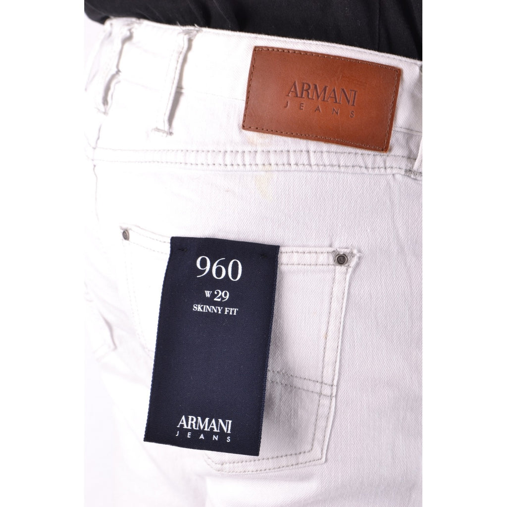 Armani Jeans herenjeans wit