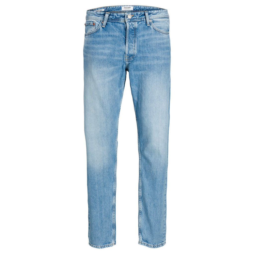 Jack & Jones herenjeans blauw uni