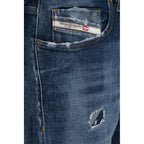 Diesel herenjeans blauw 63% Katoen 34% Lyocell