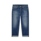 Dondup dames jeans blauw - vooraanzicht