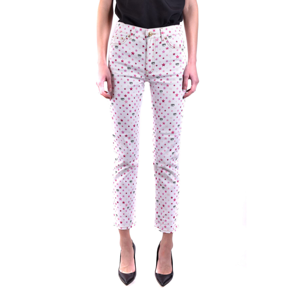 Chiara Ferragni damesjeans wit - productfoto 2