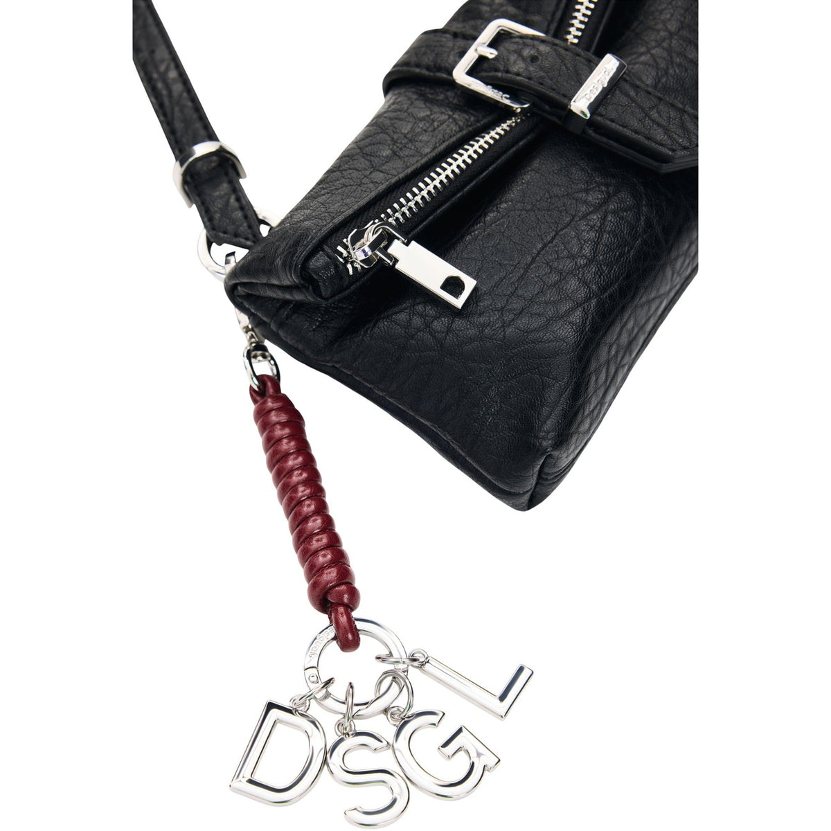 Desigual portemonnee zwart met knopen • zakken: binnenzakken • size (cm): w21 x h12 x l3 (cm)