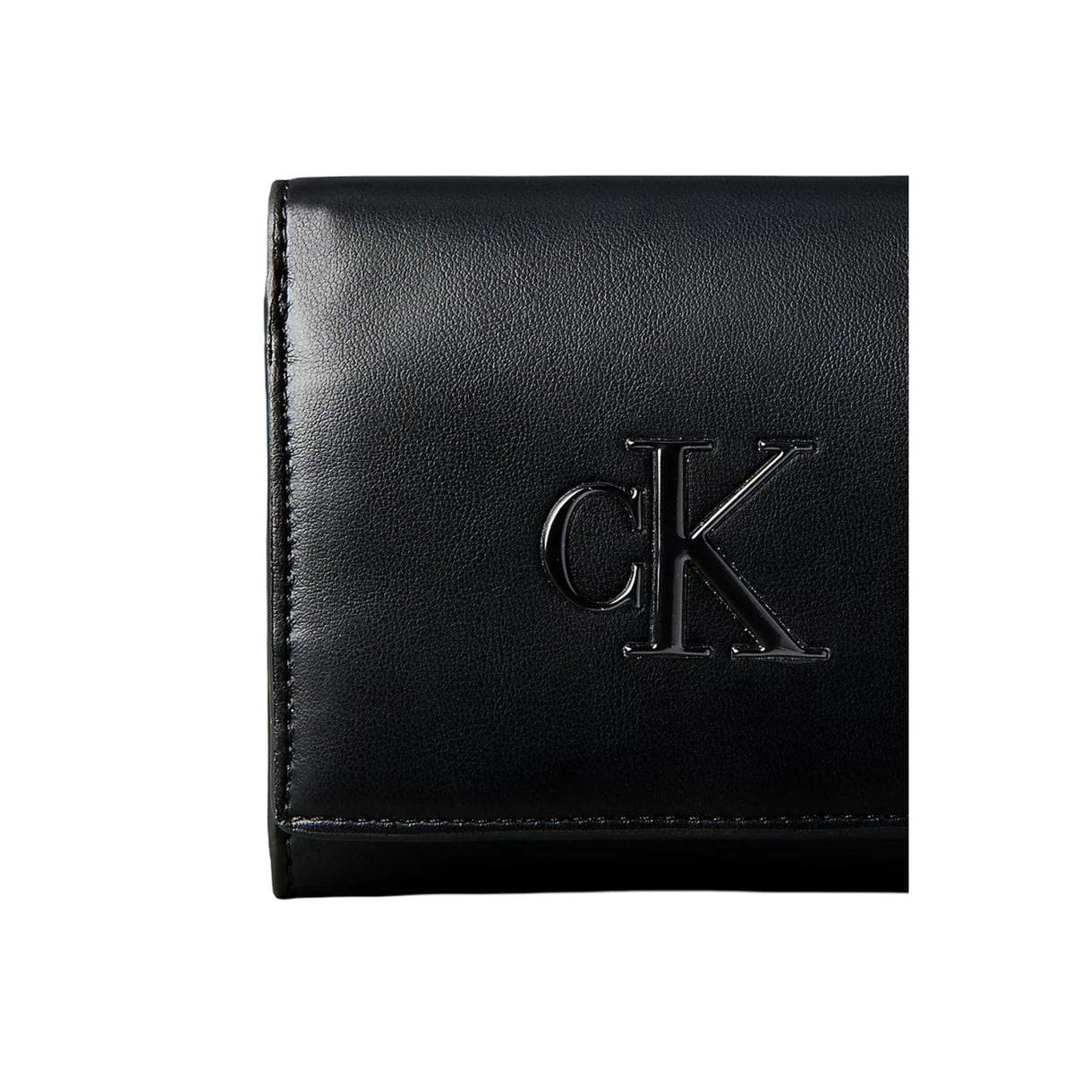 Calvin Klein portemonnee zwart met knopen • zakken: binnenzakken • size (cm): w3 x h9 x l3 (cm)
